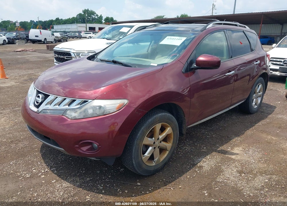 2010 NISSAN MURANO VIN: JN8AZ1MW3AW123051