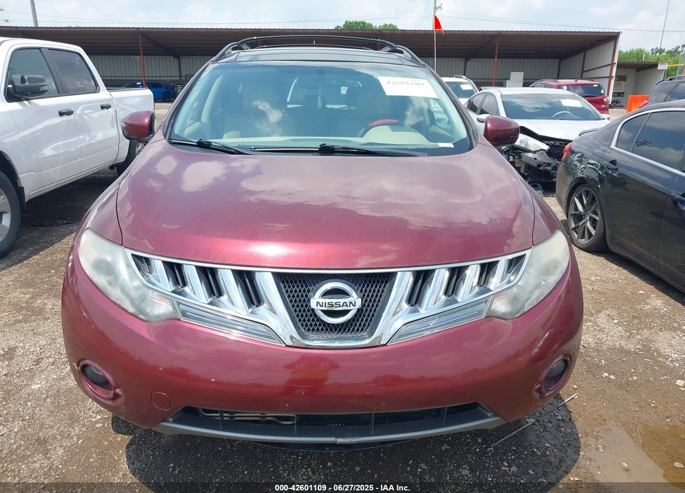 2010 NISSAN MURANO VIN: JN8AZ1MW3AW123051