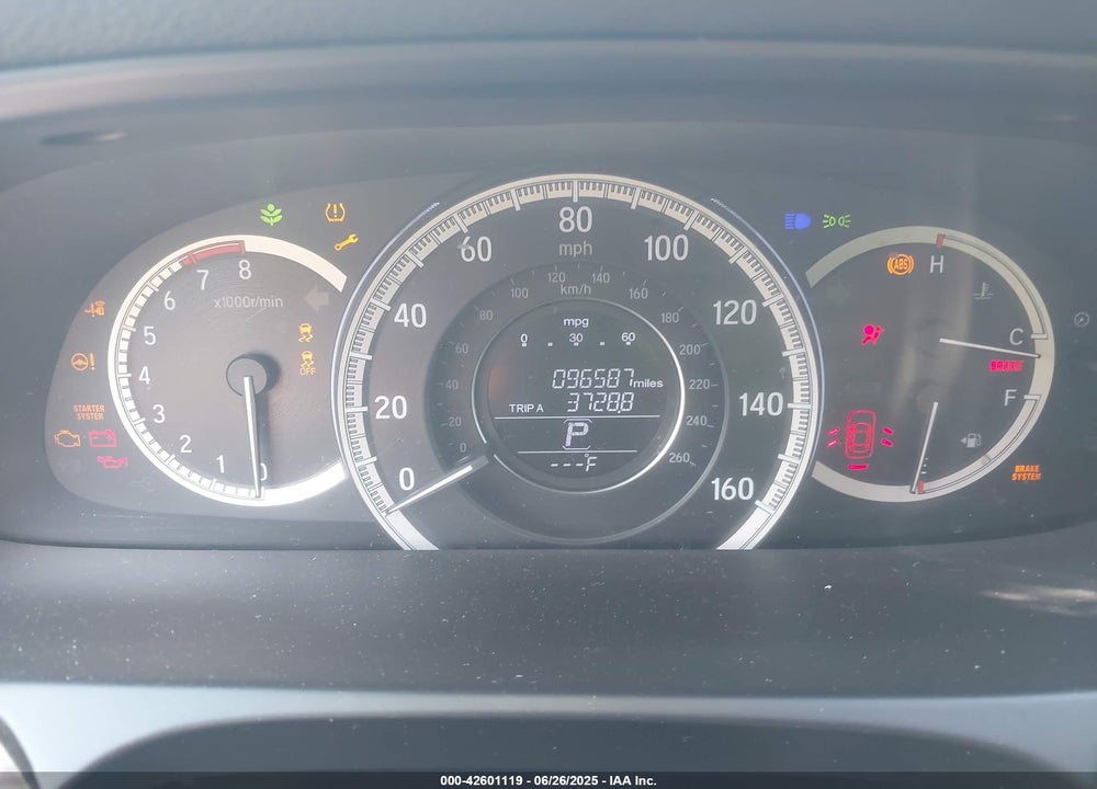 2016 HONDA ACCORD VIN: 1HGCR2F74GA028540