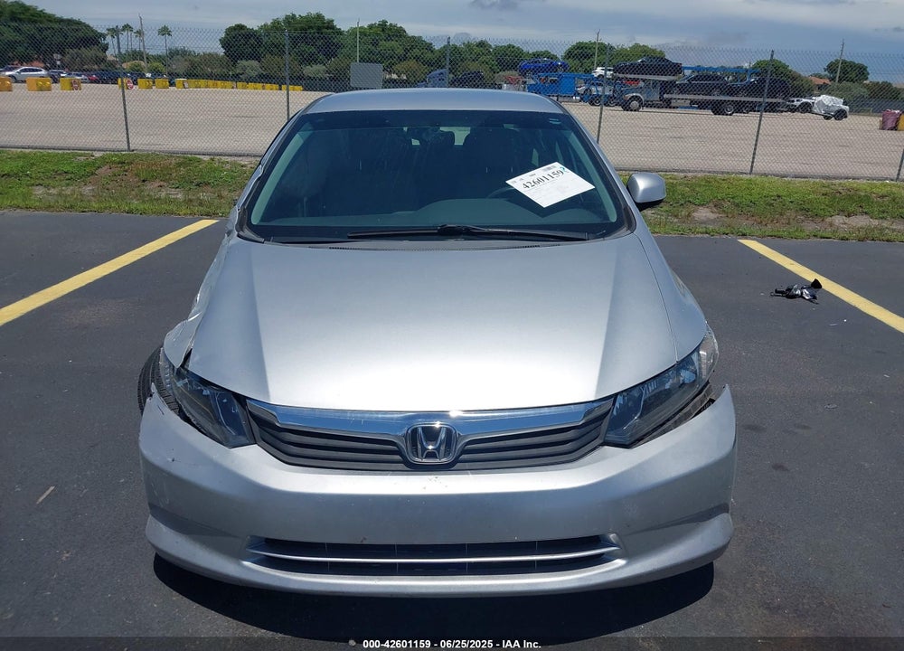 2012 HONDA CIVIC VIN: 19XFB2F57CE088513