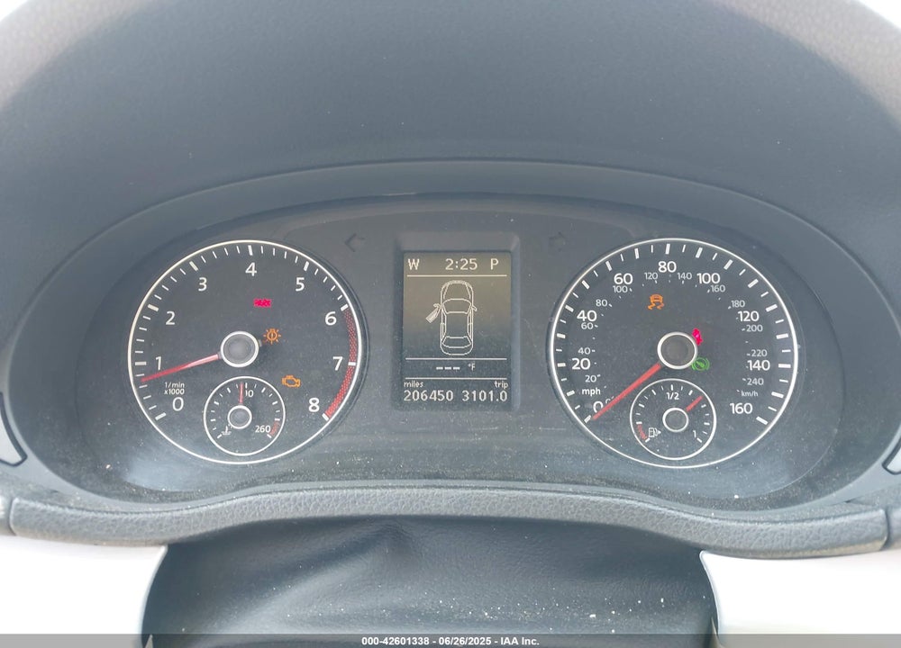 2012 VOLKSWAGEN PASSAT VIN: 1VWBH7A33CC067873