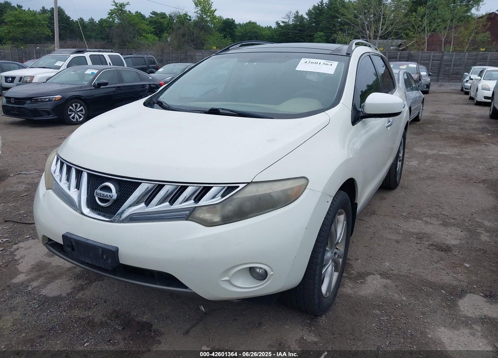 2009 NISSAN MURANO LE VIN: JN8AZ18W19W124737