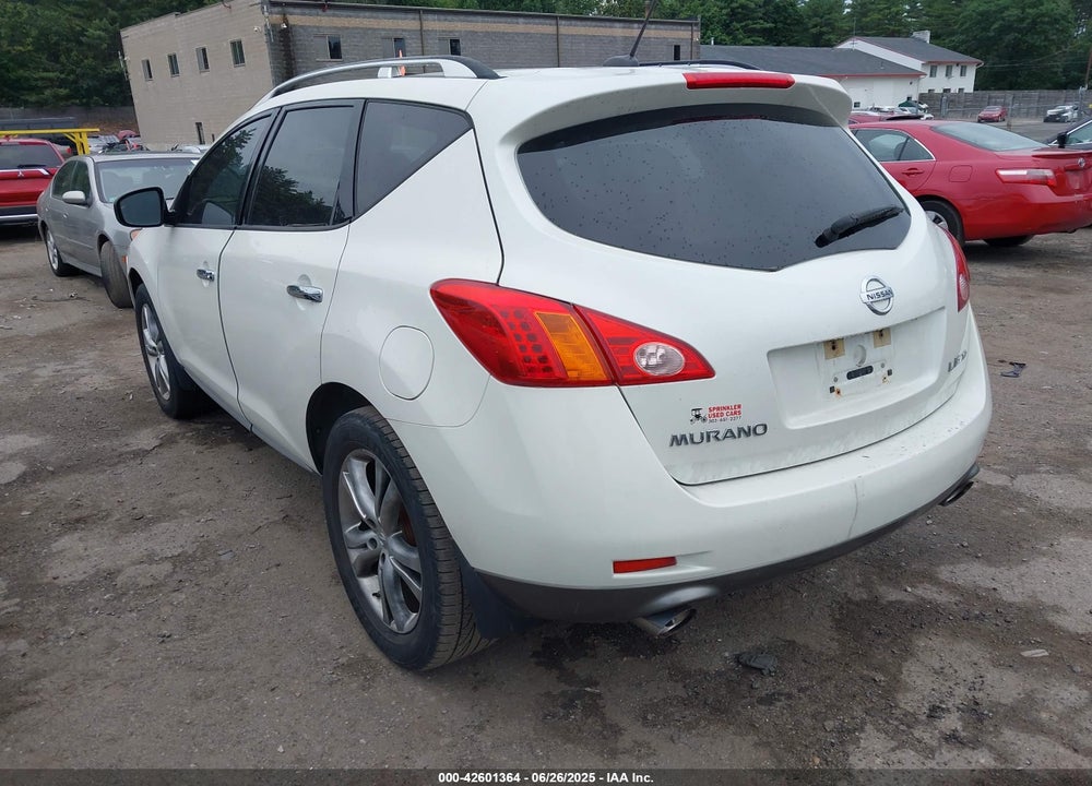 2009 NISSAN MURANO LE VIN: JN8AZ18W19W124737