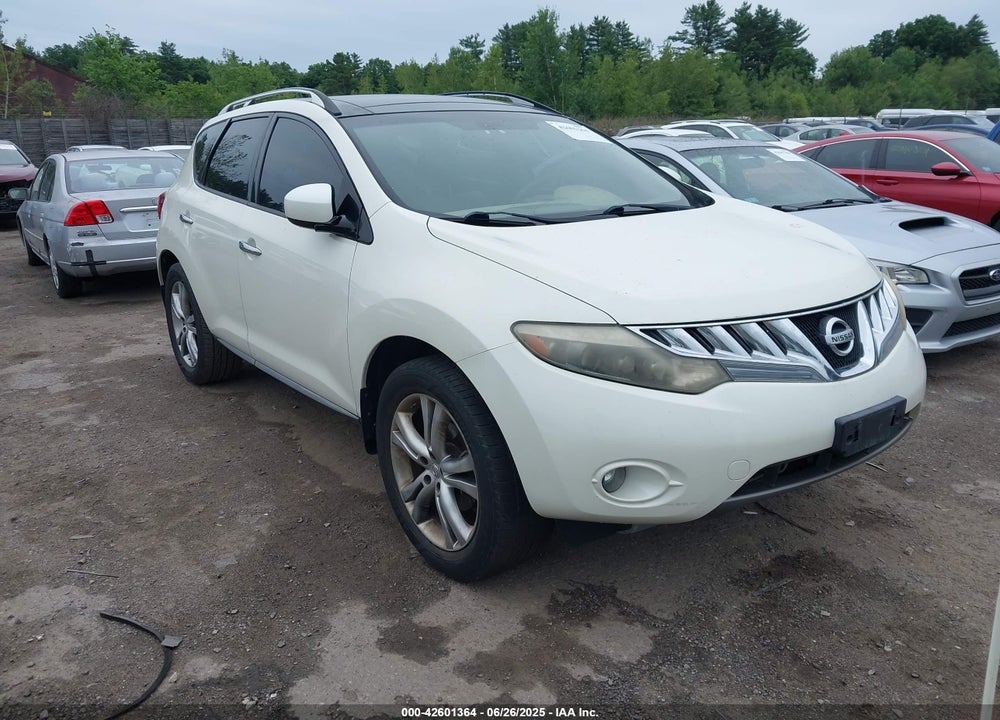 2009 NISSAN MURANO LE VIN: JN8AZ18W19W124737