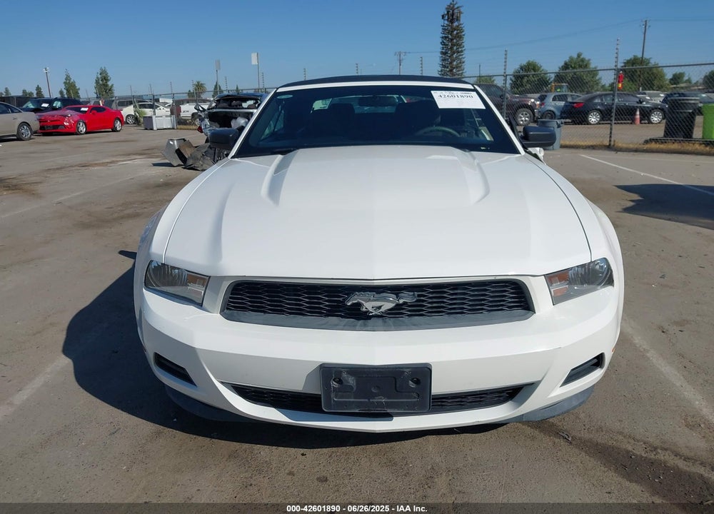 2012 FORD MUSTANG VIN: 1ZVBP8EM4C5237285