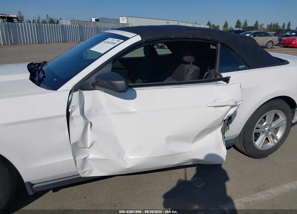 2012 FORD MUSTANG VIN: 1ZVBP8EM4C5237285