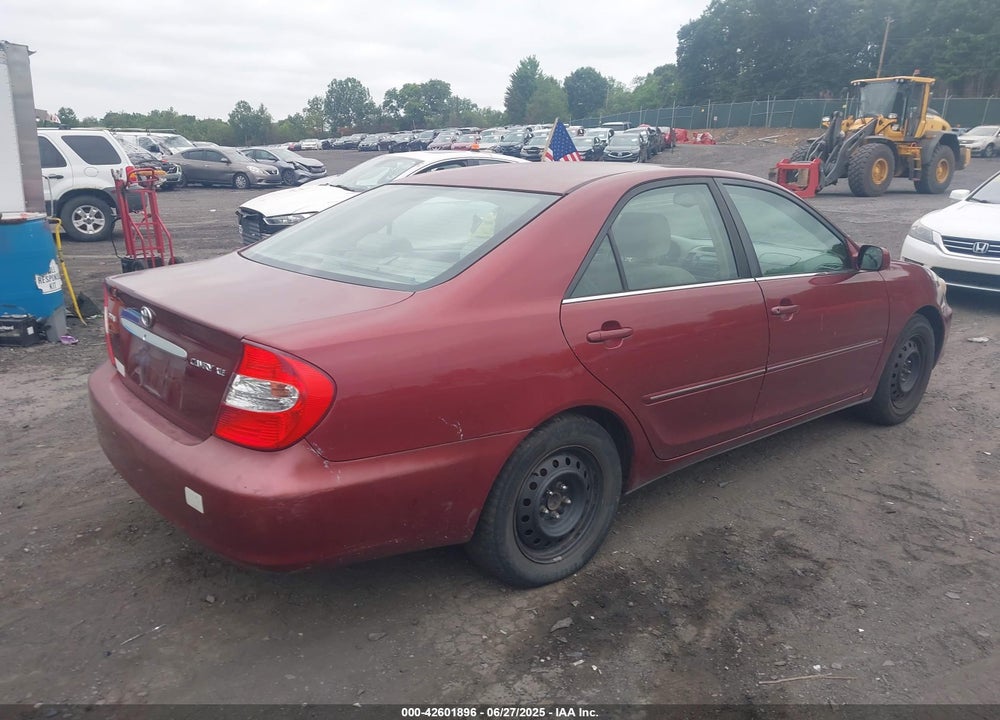 2002 TOYOTA CAMRY XLE VIN: 4T1BE32K82U029439