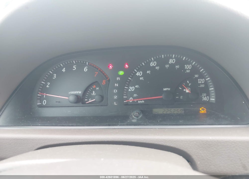 2002 TOYOTA CAMRY XLE VIN: 4T1BE32K82U029439