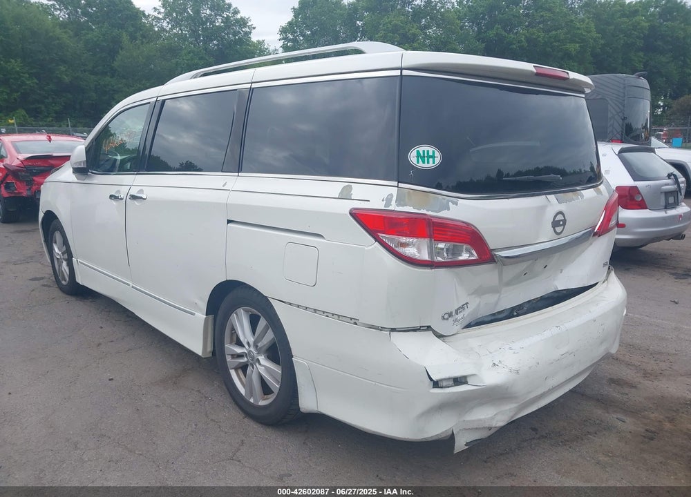 2011 NISSAN QUEST SL VIN: JN8AE2KP6B9010742