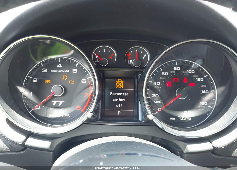 2010 AUDI TT VIN: TRUKFAFK4A1020565