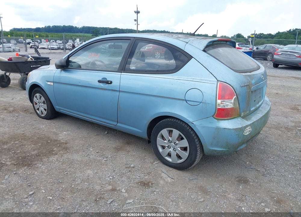 2008 HYUNDAI ACCENT VIN: KMHCM36C58U060246