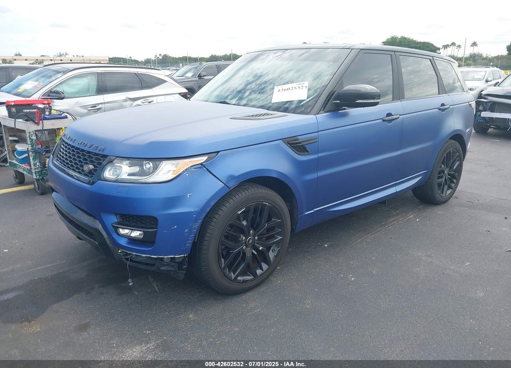 2015 LAND ROVER RANGE ROVER SPORT VIN: SALWR2VF9FA603114