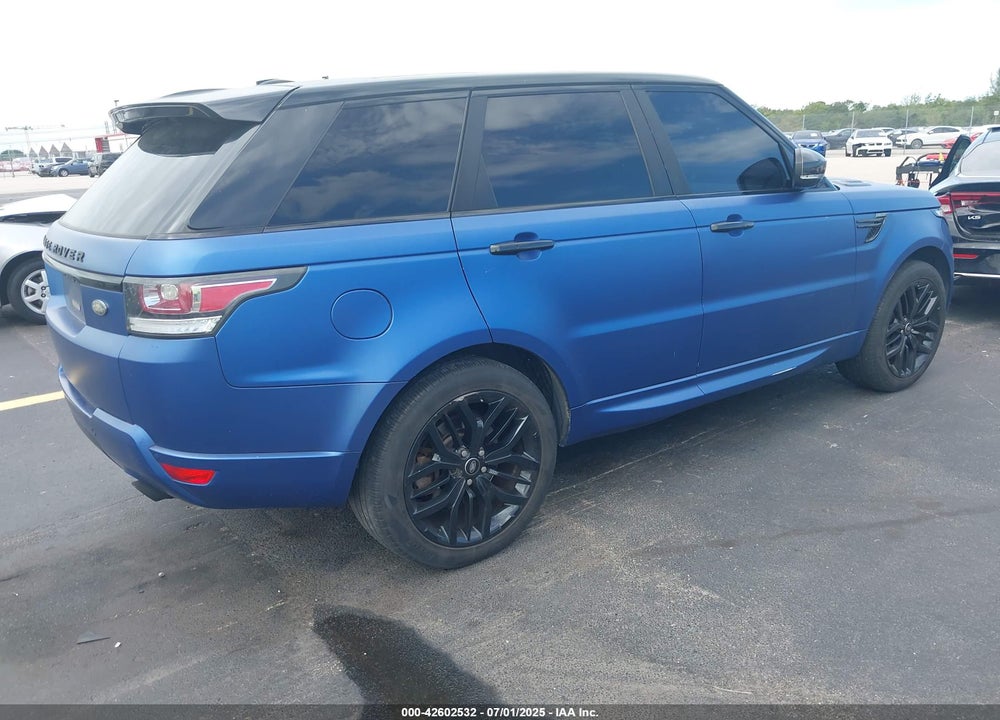 2015 LAND ROVER RANGE ROVER SPORT VIN: SALWR2VF9FA603114