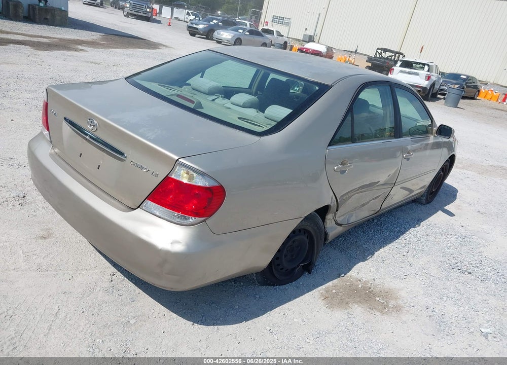 2005 TOYOTA CAMRY LE VIN: 4T1BE32K45U995646