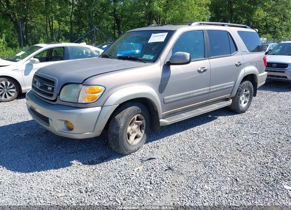 2002 TOYOTA SEQUOIA SR5 V8 VIN: 5TDBT44A52S082723