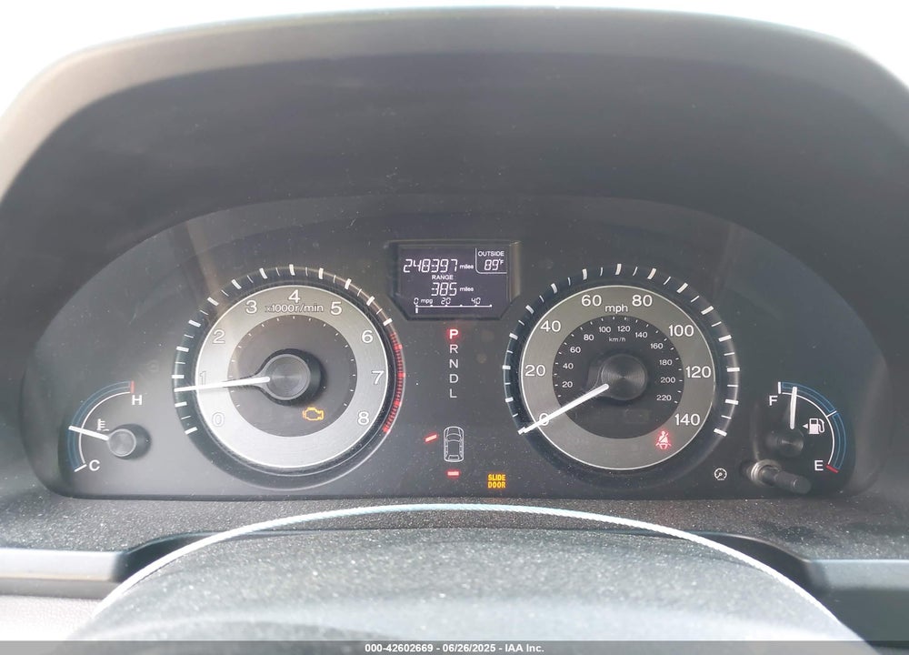 2011 HONDA ODYSSEY EX-L VIN: 5FNRL5H65BB104640