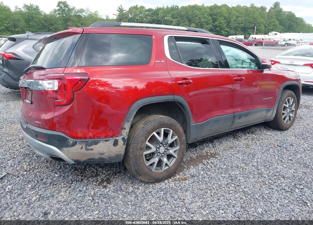2022 GMC ACADIA AWD SLE VIN: 1GKKNRL43NZ134425