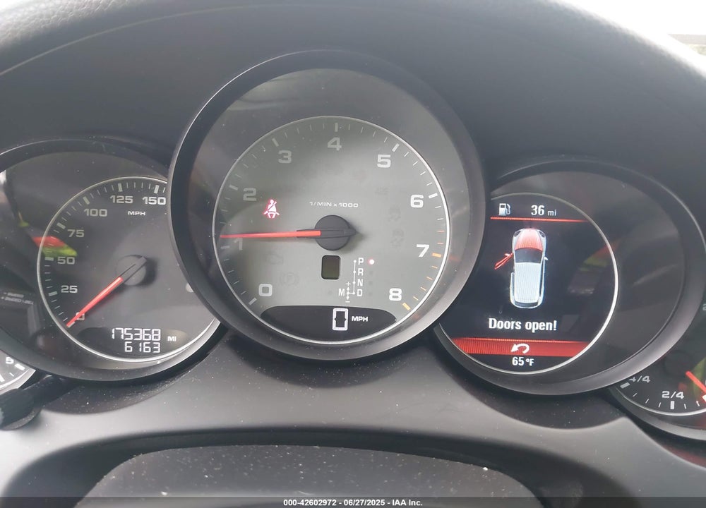 2013 PORSCHE CAYENNE S VIN: WP1AB2A2XDLA86429