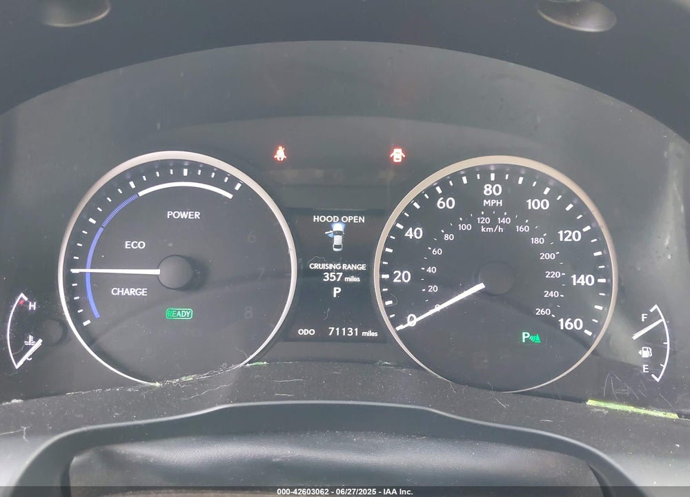 2013 LEXUS ES 300H VIN: JTHBW1GG3D2021515