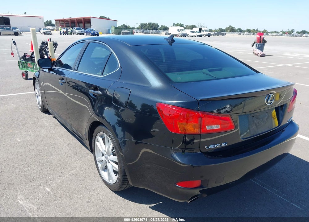 2007 LEXUS IS250 VIN: JTHBK262072036839