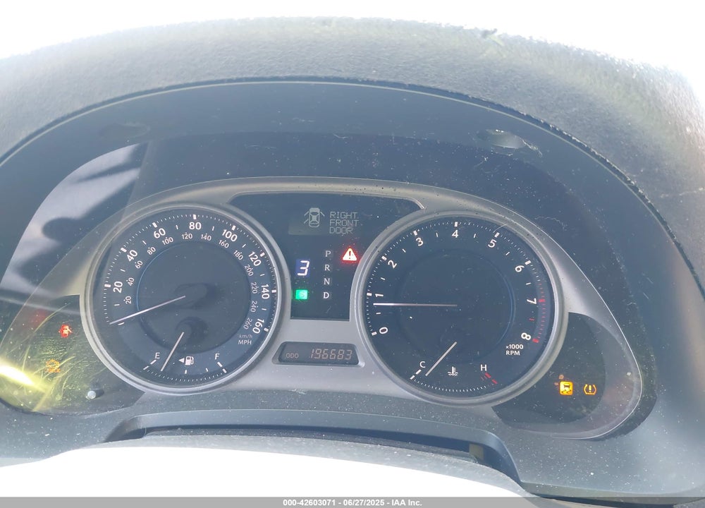 2007 LEXUS IS250 VIN: JTHBK262072036839