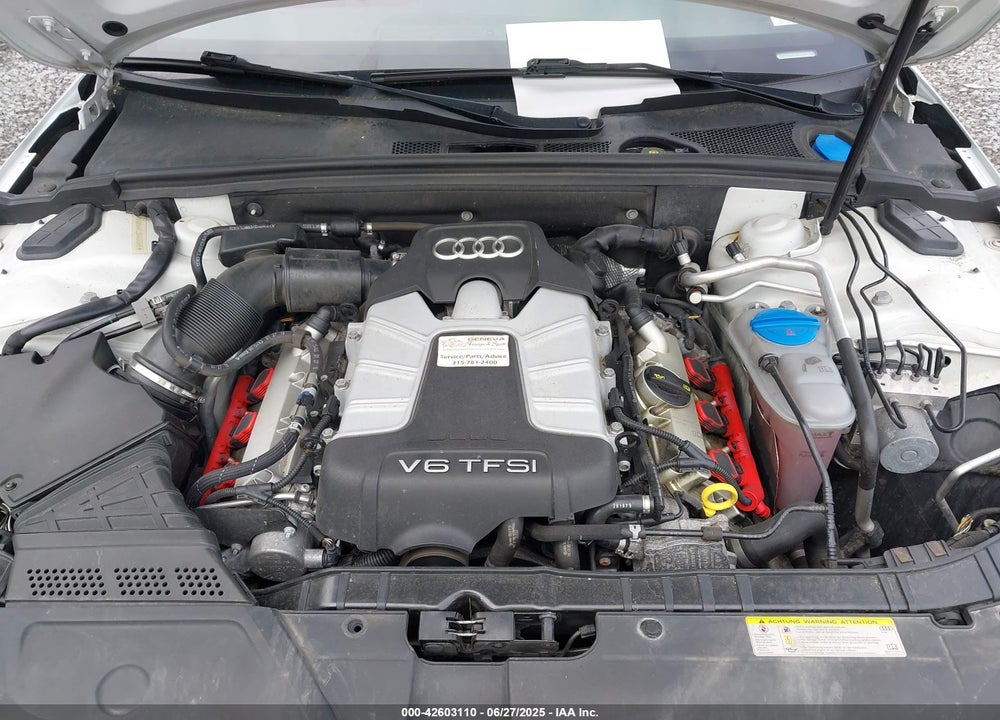 2016 AUDI S4 VIN: WAUKGAFL8GA006335