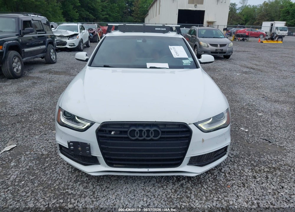 2016 AUDI S4 VIN: WAUKGAFL8GA006335
