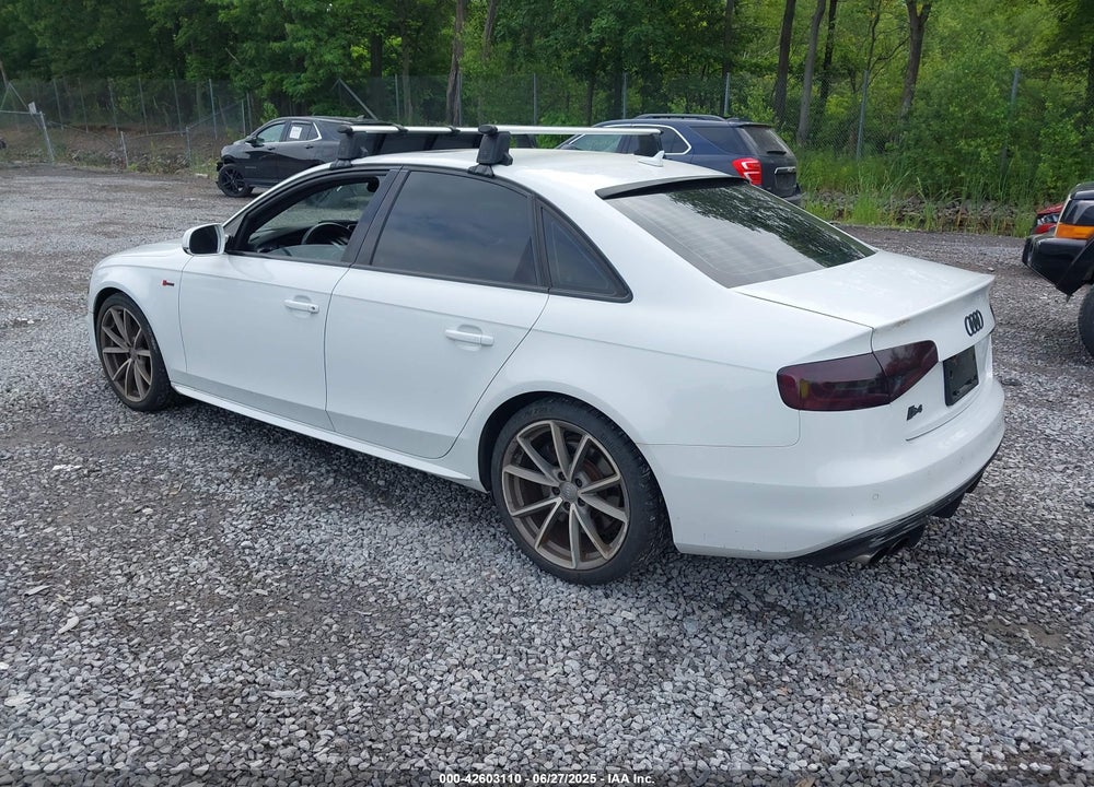 2016 AUDI S4 VIN: WAUKGAFL8GA006335