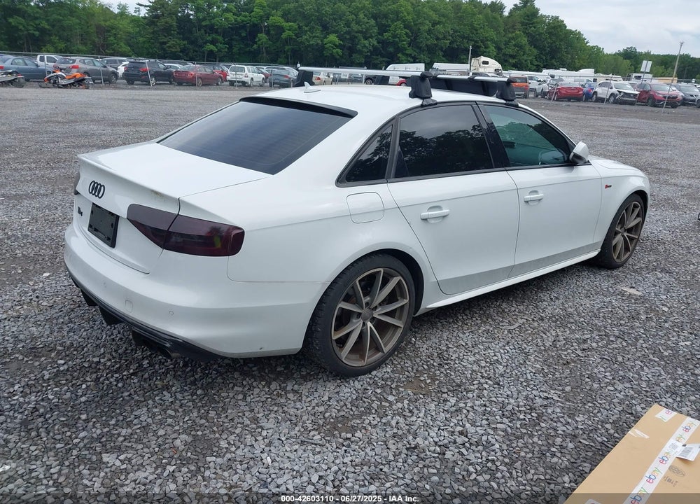 2016 AUDI S4 VIN: WAUKGAFL8GA006335