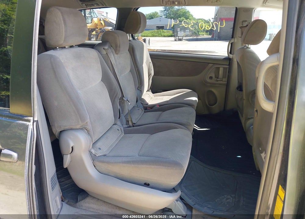 2007 TOYOTA SIENNA LE VIN: 5TDZK23C67S015452