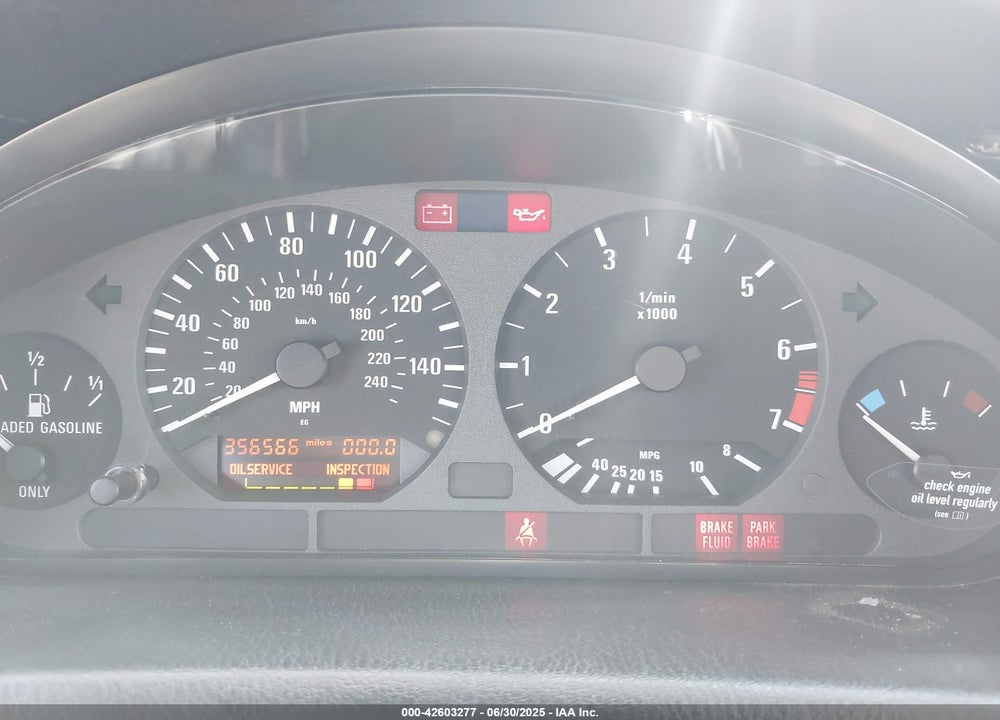 1997 BMW 328IC VIN: WBABK8324VEY85289