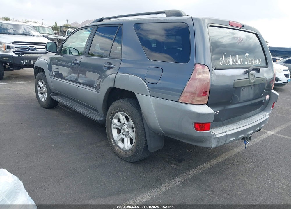 2003 TOYOTA 4RUNNER SR5 V8 VIN: JTEZT14R430005182