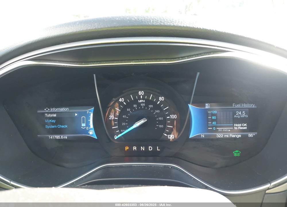 2016 FORD FUSION ENERGI VIN: 3FA6P0PU4GR402991