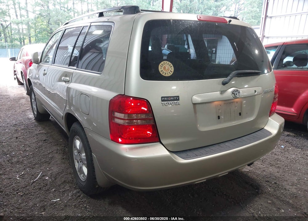 2003 TOYOTA HIGHLANDER VIN: JTEGD21A130059709