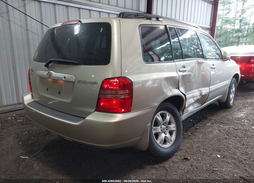 2003 TOYOTA HIGHLANDER VIN: JTEGD21A130059709