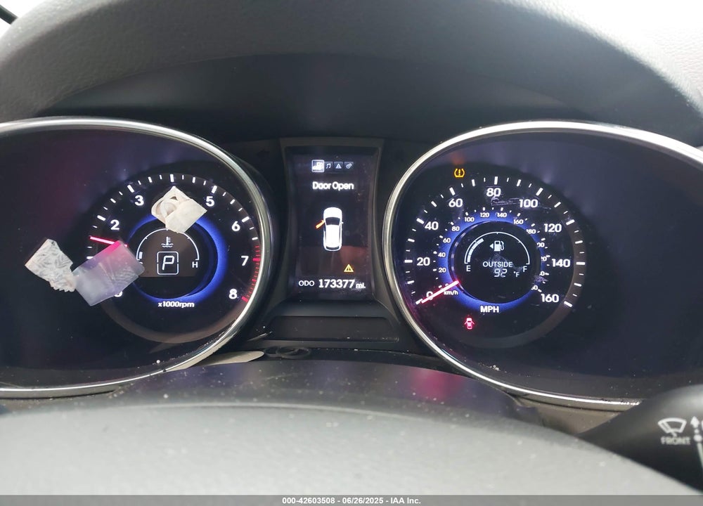 2013 HYUNDAI SANTA FE VIN: 5XYZU3LB1DG062498