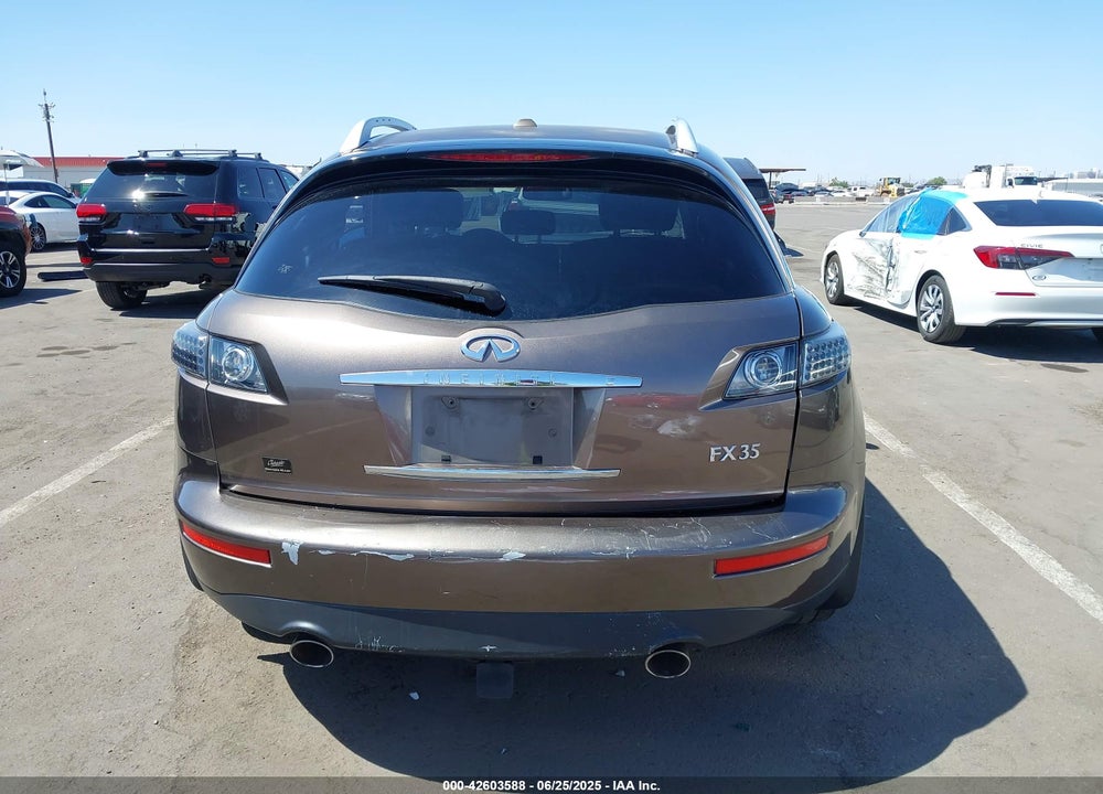 2008 INFINITI FX35 VIN: JNRAS08U18X104201