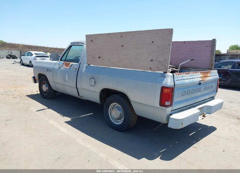 1989 DODGE D-SERIES D150 VIN: 1B7HE16Y0KS184189