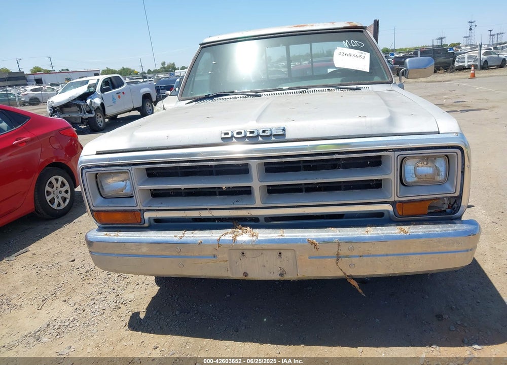 1989 DODGE D-SERIES D150 VIN: 1B7HE16Y0KS184189