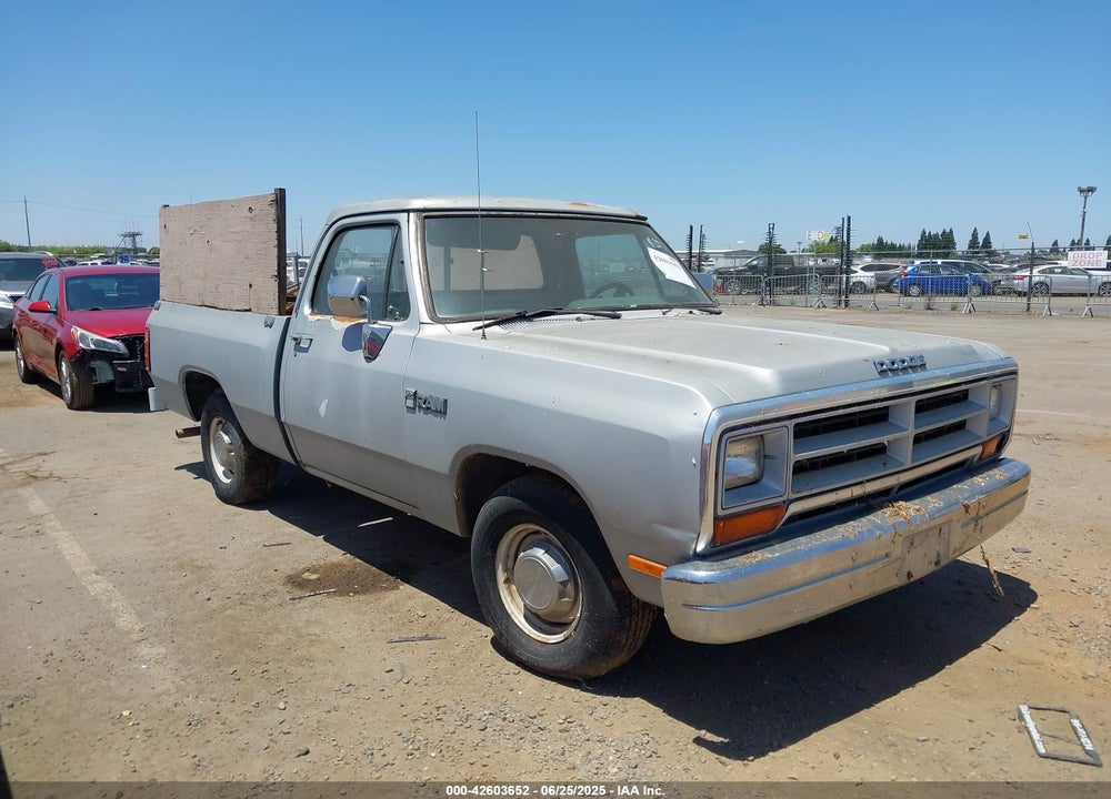 1989 DODGE D-SERIES D150 VIN: 1B7HE16Y0KS184189
