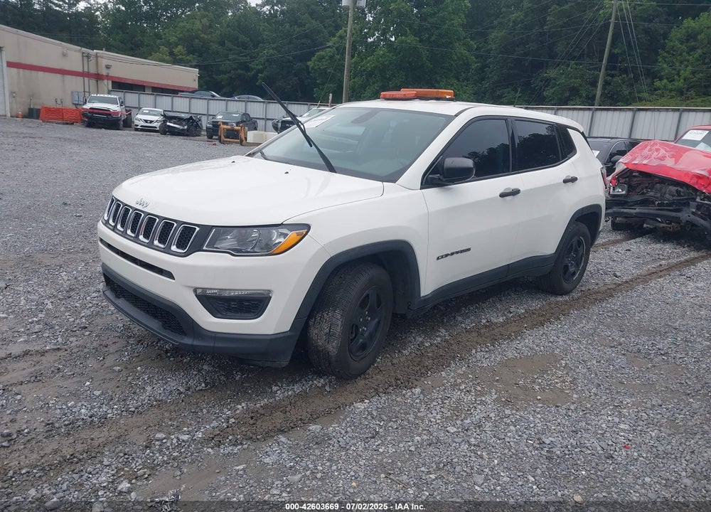 2019 JEEP COMPASS SPORT FWD VIN: 3C4NJCAB7KT646551