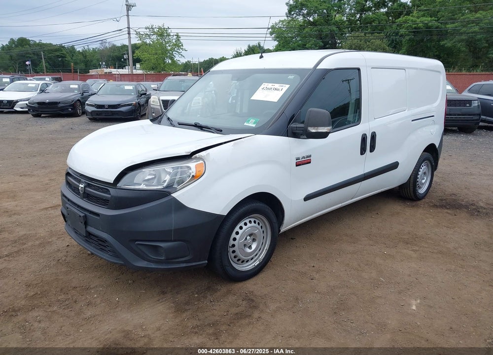 2016 RAM PROMASTER CITY TRADESMAN VIN: ZFBERFAT7G6B23234