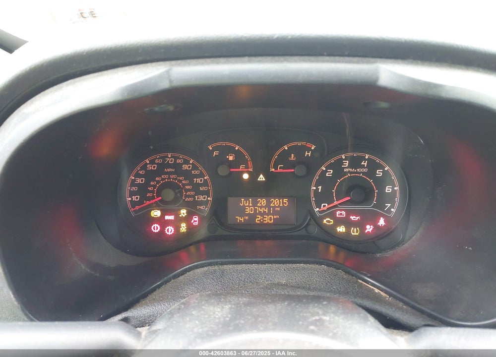 2016 RAM PROMASTER CITY TRADESMAN VIN: ZFBERFAT7G6B23234