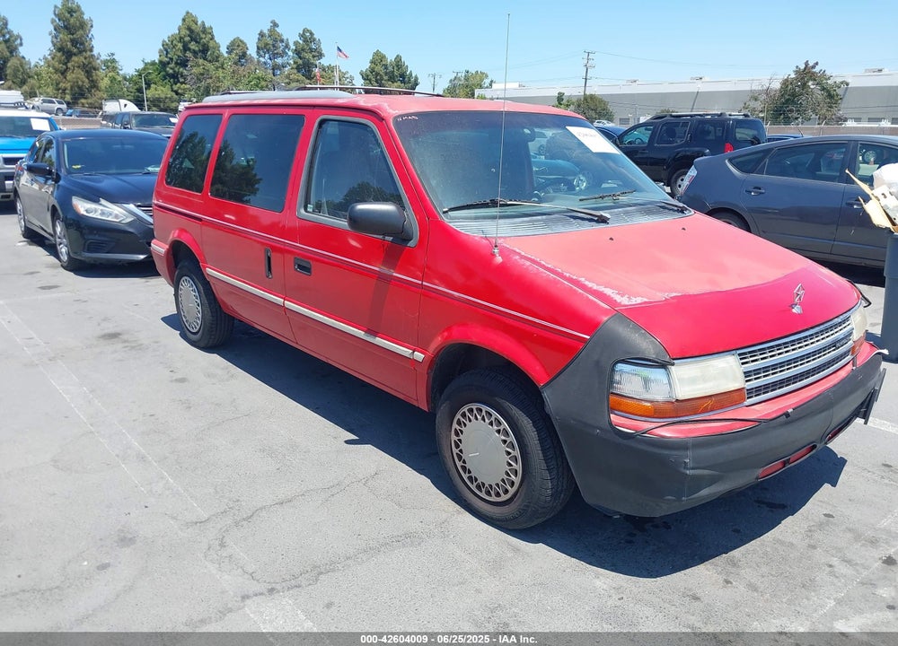 1993 PLYMOUTH VOYAGER SE VIN: 2P4GH4535PR149419
