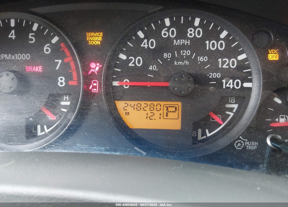 2007 NISSAN XTERRA S VIN: 5N1AN08W07C527183