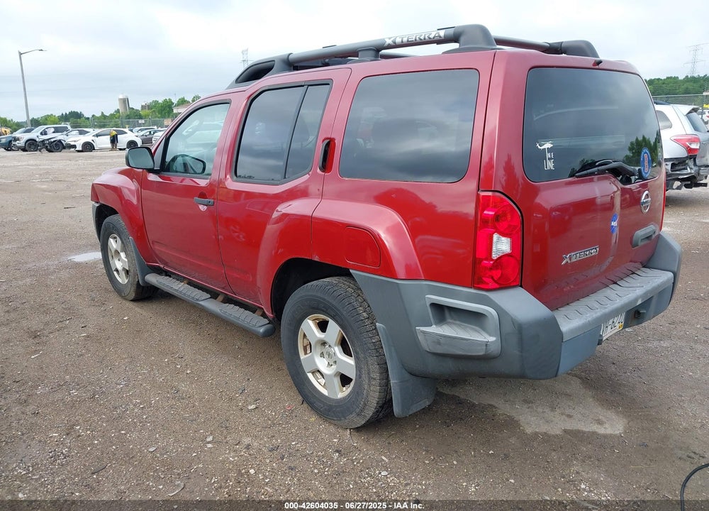2007 NISSAN XTERRA S VIN: 5N1AN08W07C527183