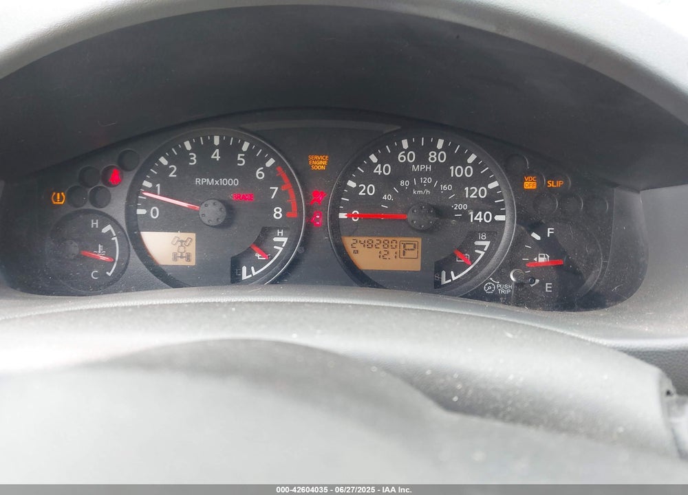 2007 NISSAN XTERRA S VIN: 5N1AN08W07C527183