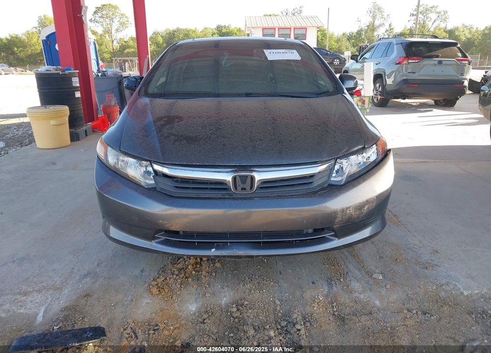 2012 HONDA CIVIC VIN: 19XFB2F8XCE025187