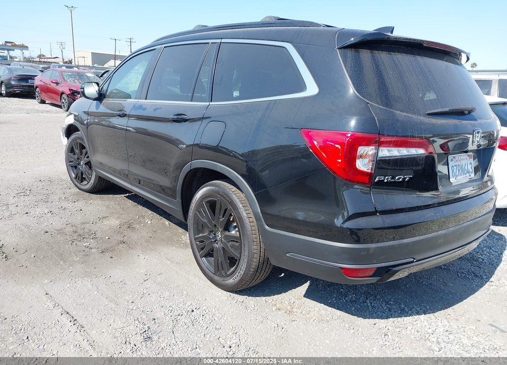 2022 HONDA PILOT VIN: 5FNYF5H24NB011709