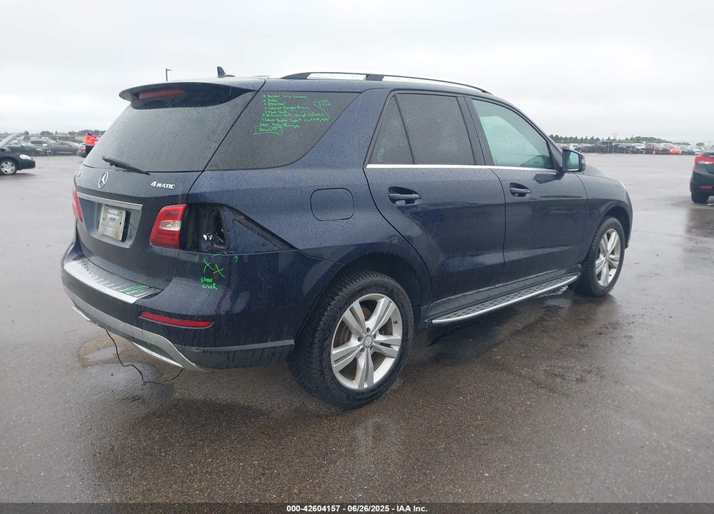 2013 MERCEDES-BENZ ML 350 4MATIC VIN: 4JGDA5HB5DA238598